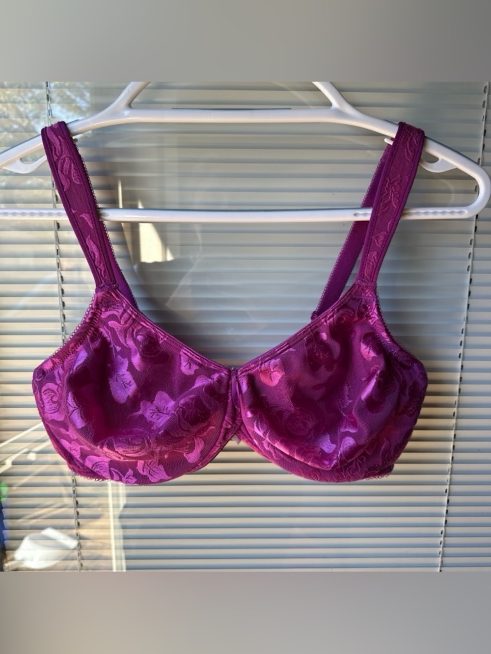 WACOAL 85567 Awareness Underwire Bra  Sz. 36D Lilac Purple